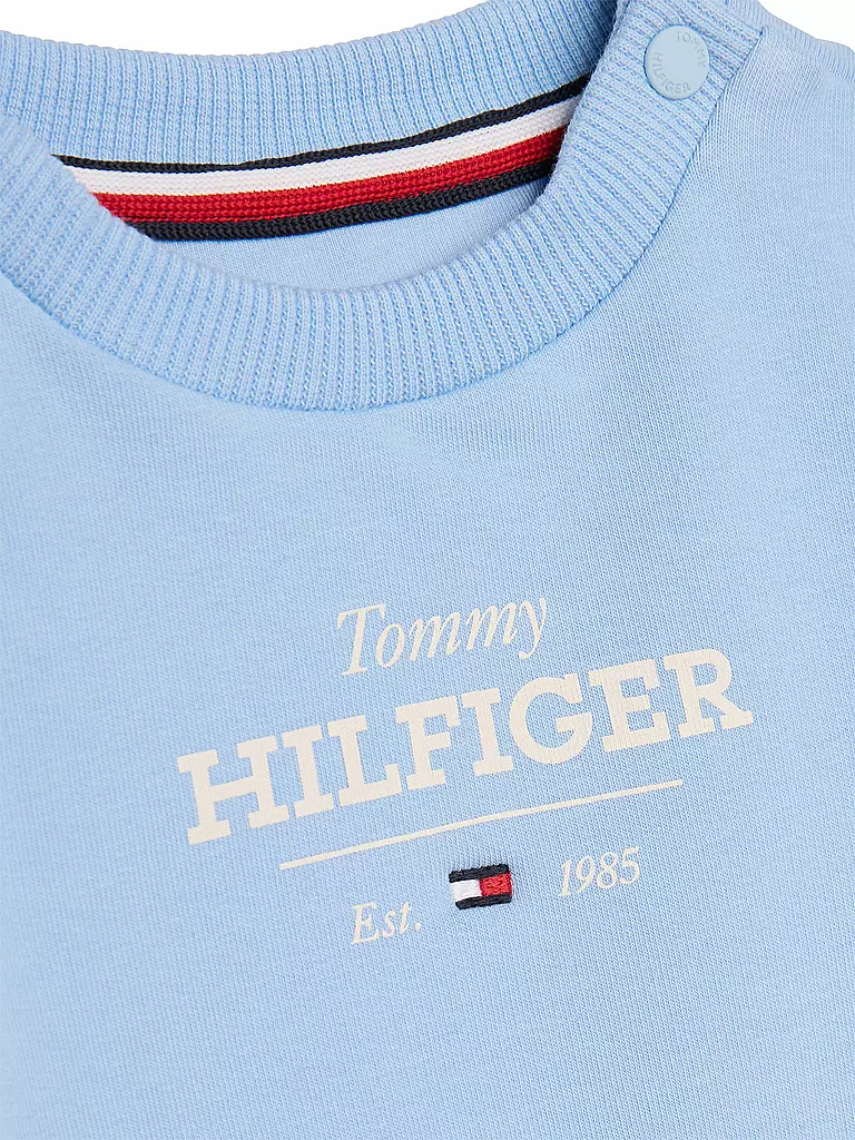 TOMMY HILFIGER | Baby Set 2-tlg. Sweater und Hose | hellblau