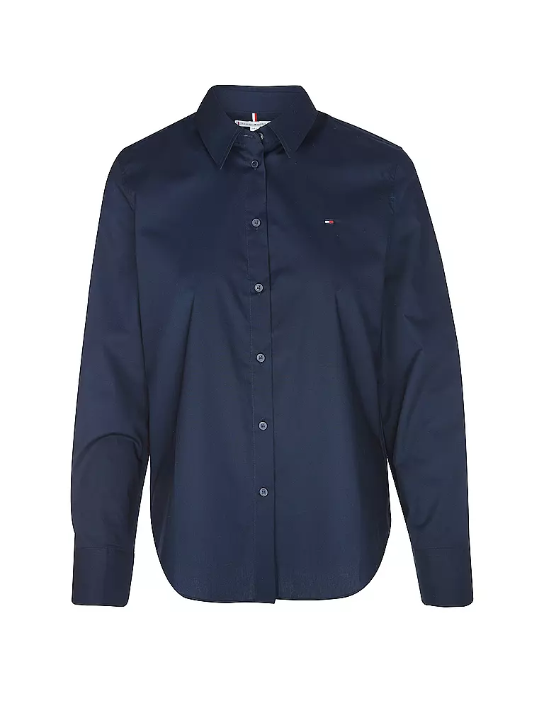 TOMMY HILFIGER | Bluse Regular Fit | dunkelblau