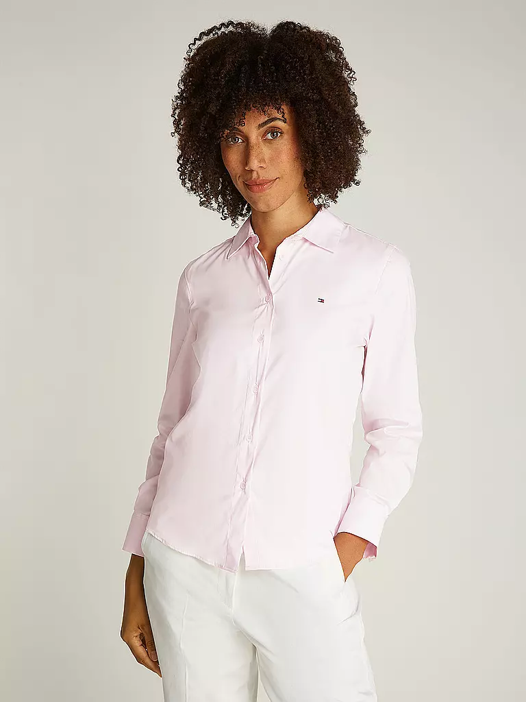 TOMMY HILFIGER | Bluse Regular Fit | rosa