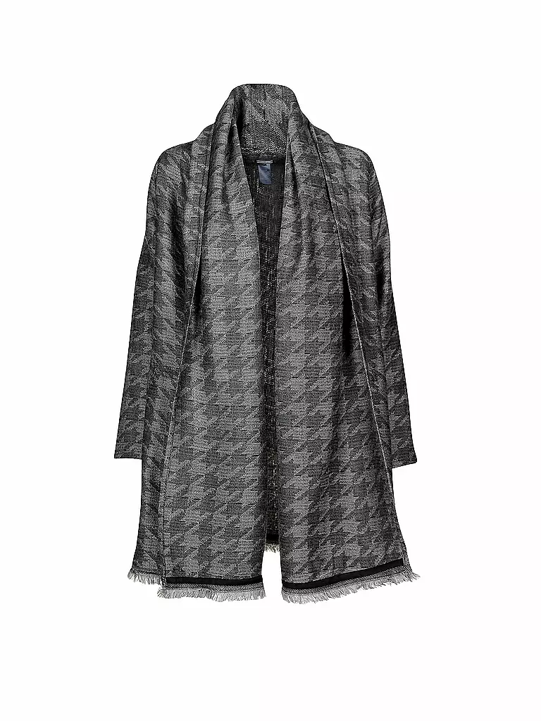 TOMMY HILFIGER | Cape "Houndstooth" | grau