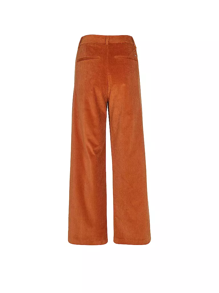 TOMMY HILFIGER | Cordhose Relaxed Straight Fit | orange