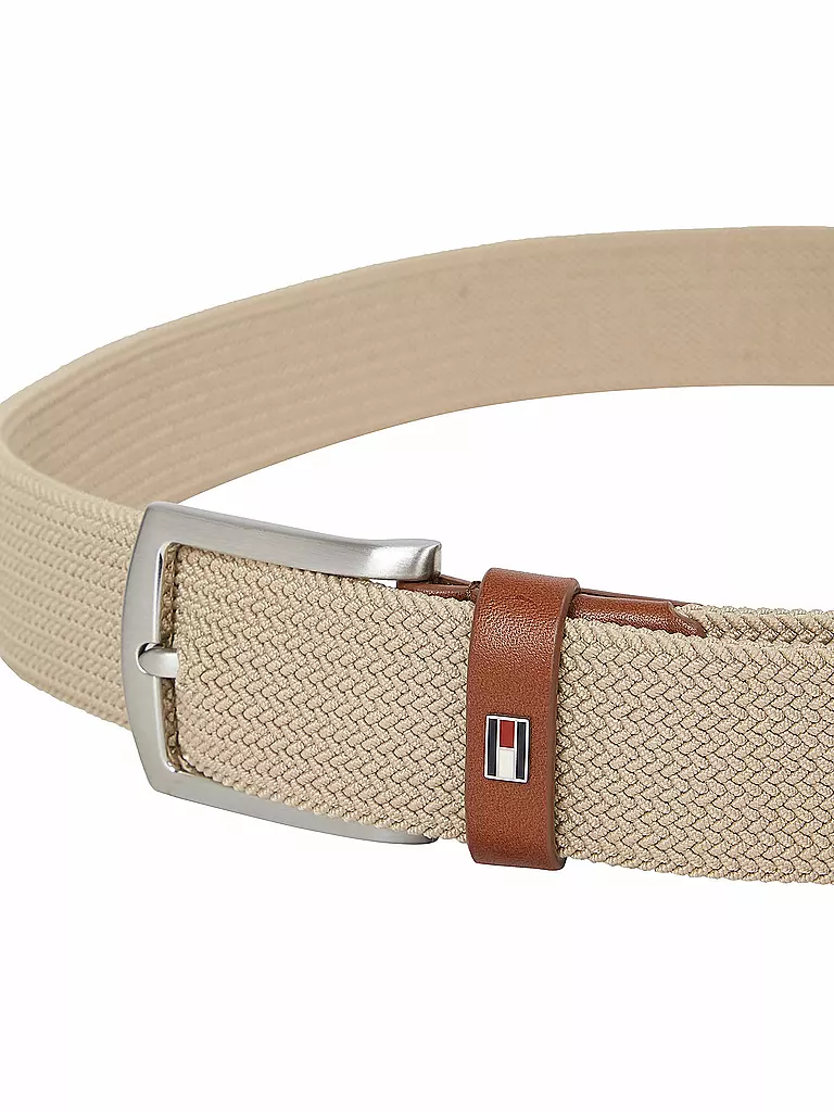 TOMMY HILFIGER | Gürtel DENTON ELASTIC  | beige