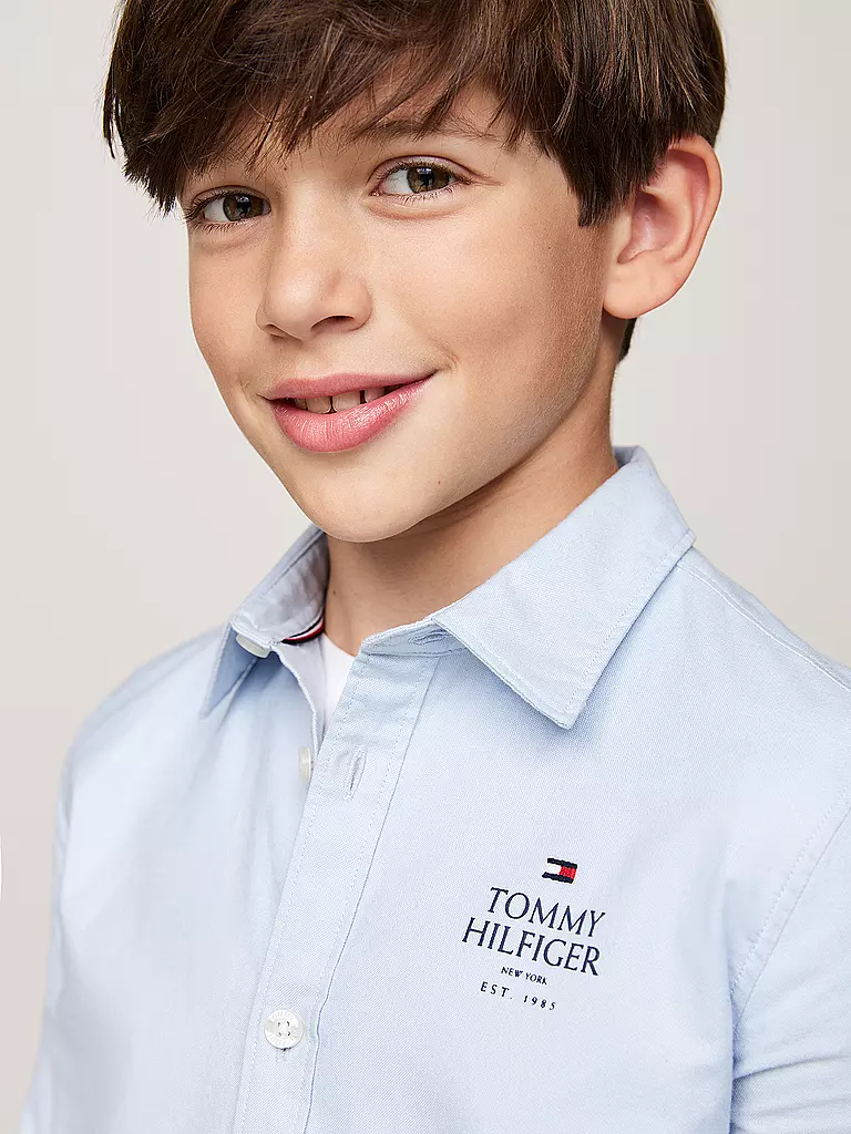 TOMMY HILFIGER | Jungen Hemd  | hellblau