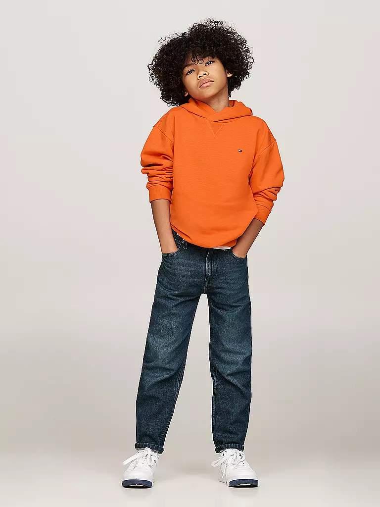 TOMMY HILFIGER | Jungen Kapuzensweater - Hoodie  | orange