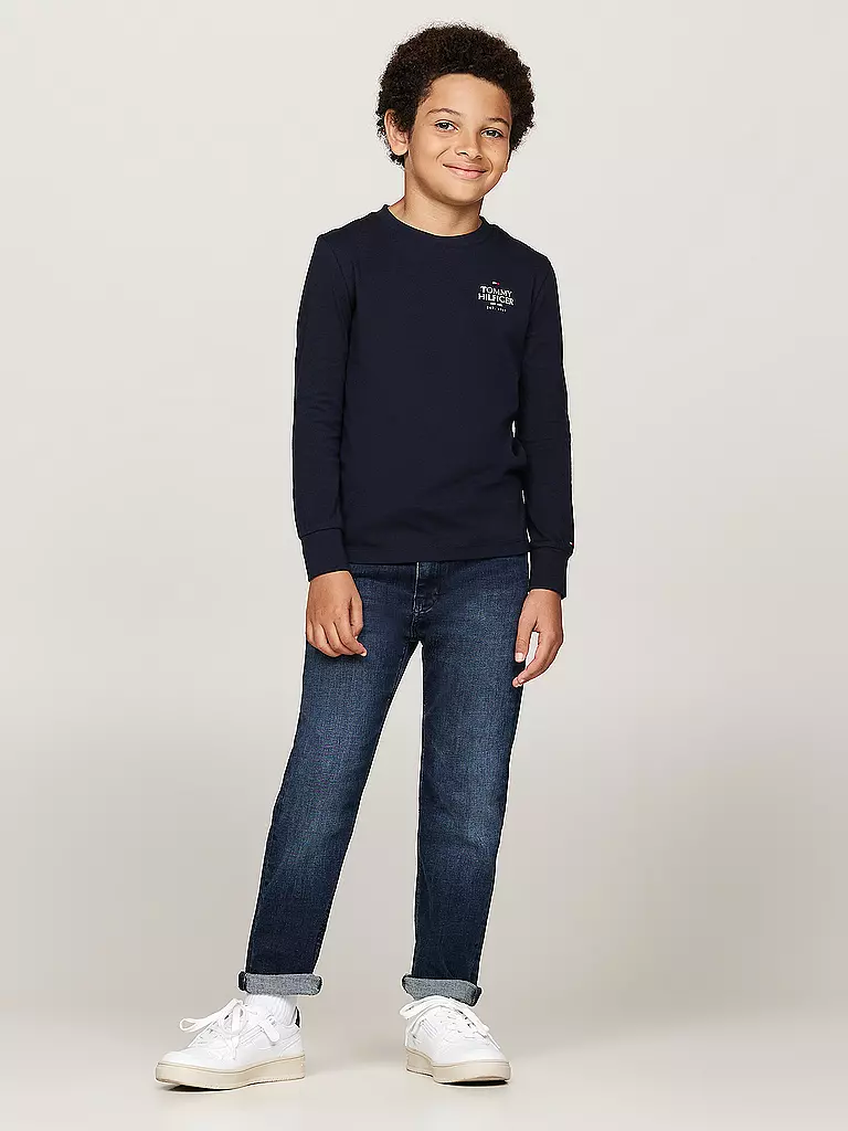 TOMMY HILFIGER | Jungen Langarmshirt | dunkelblau