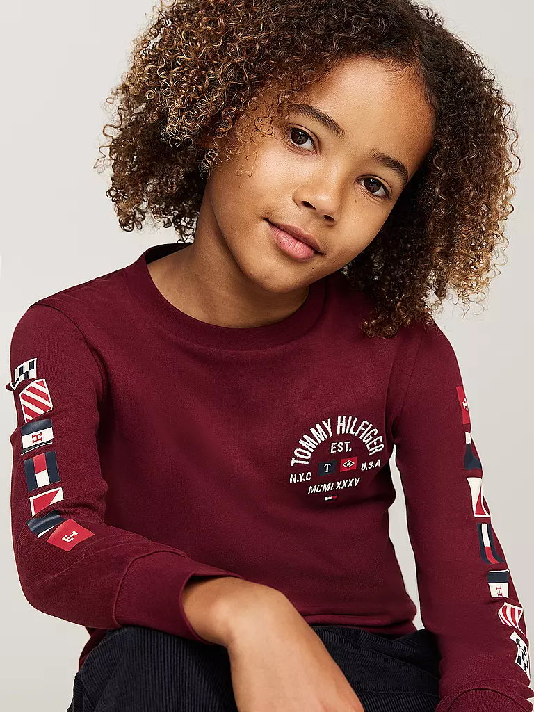 TOMMY HILFIGER | Jungen Langarmshirt | dunkelblau