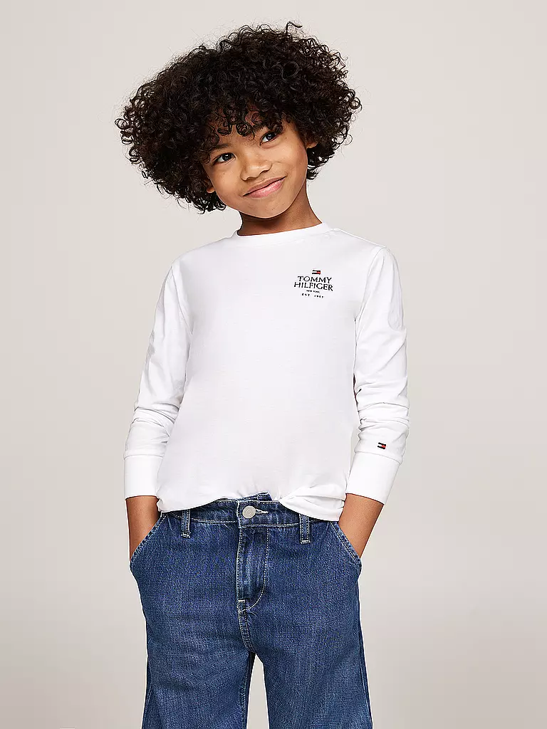 TOMMY HILFIGER | Jungen Langarmshirt | dunkelblau