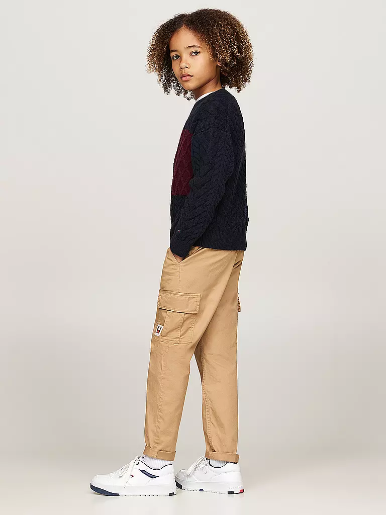 TOMMY HILFIGER | Jungen Pullover | dunkelblau