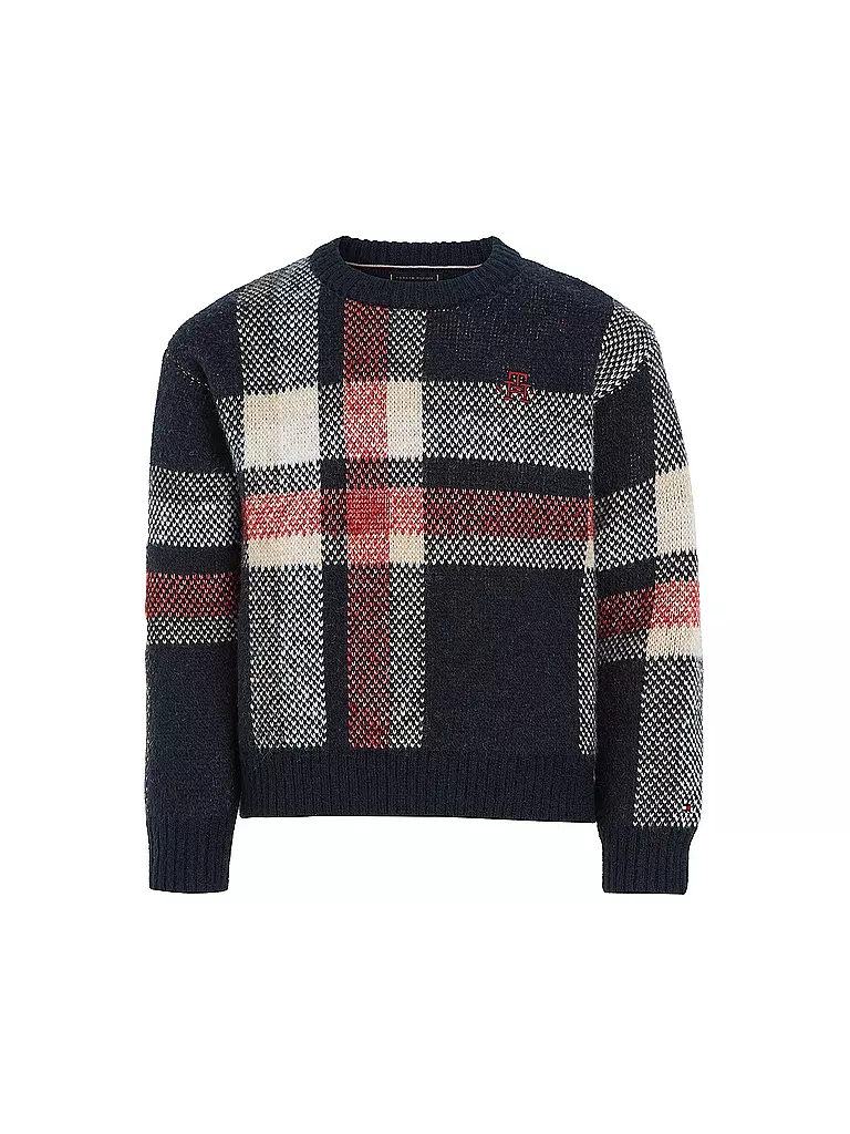 TOMMY HILFIGER | Jungen Strickpullover | dunkelblau