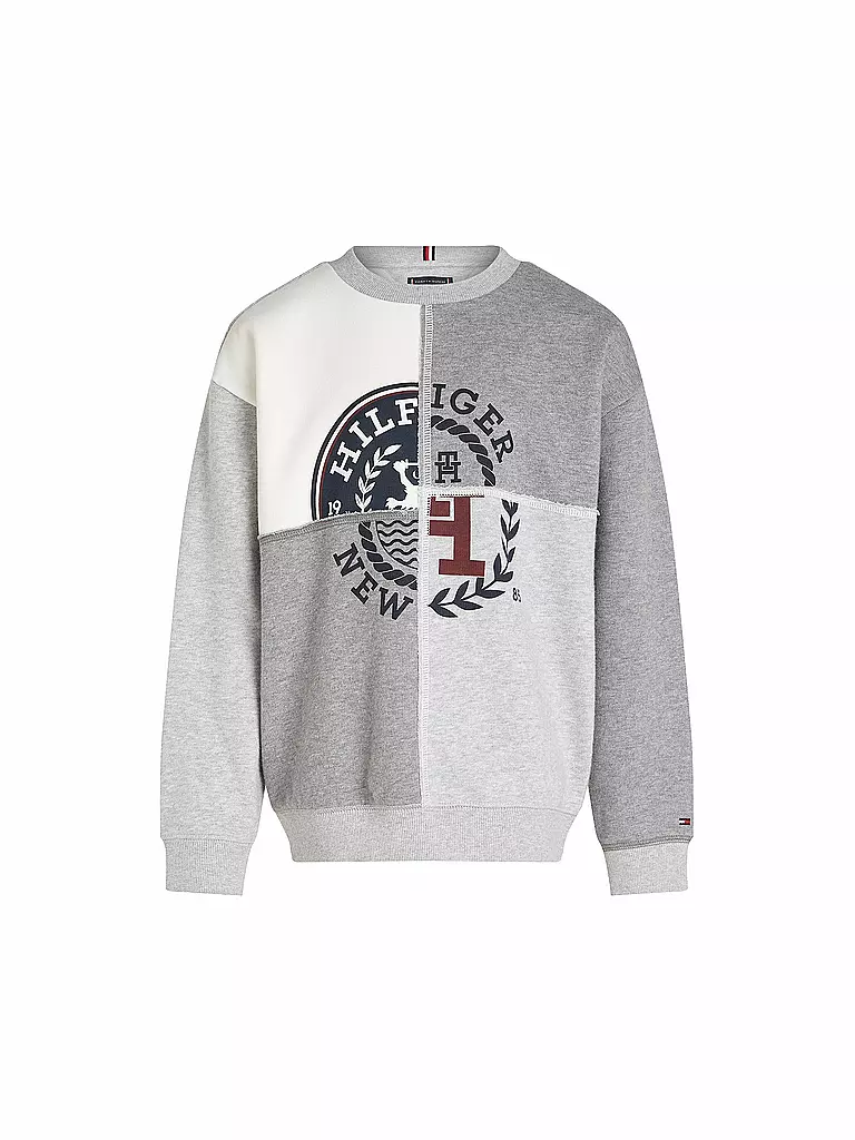 TOMMY HILFIGER | Jungen Sweater | hellgrau