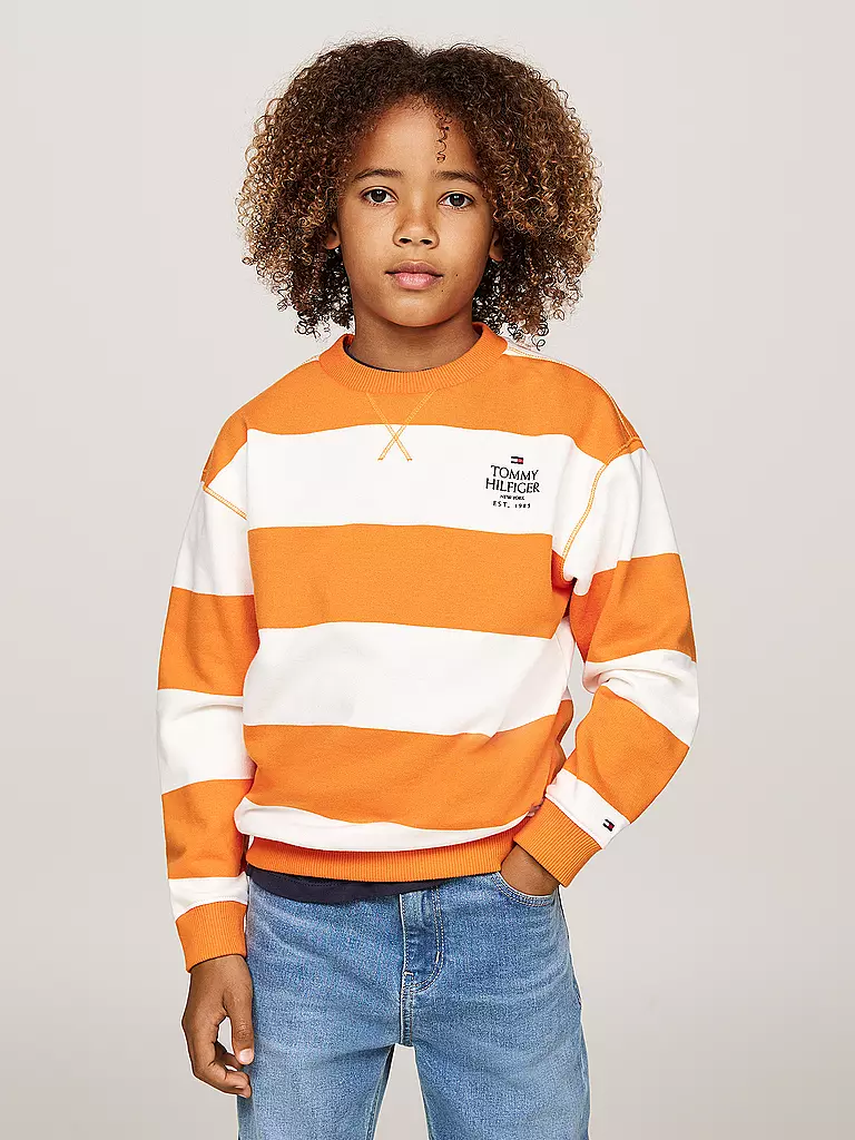 TOMMY HILFIGER | Jungen Sweater | orange