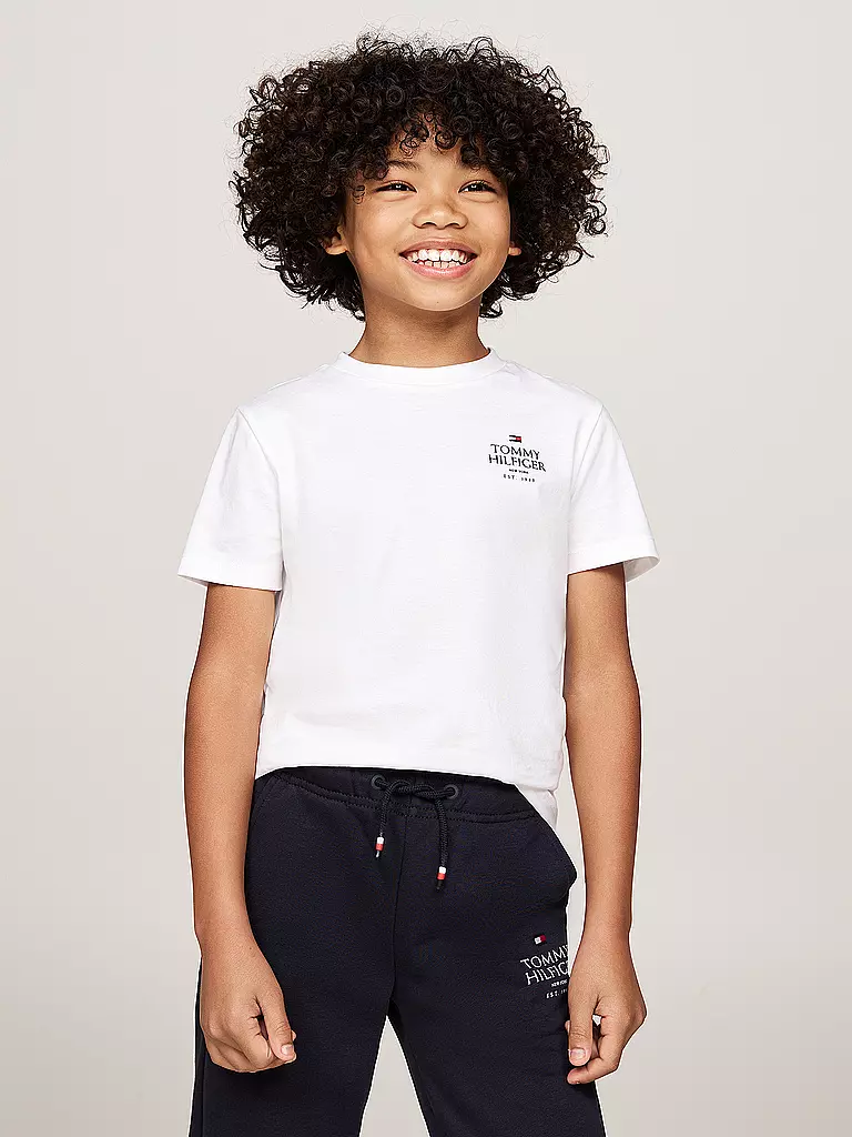 TOMMY HILFIGER | Jungen T-Shirt | weiss