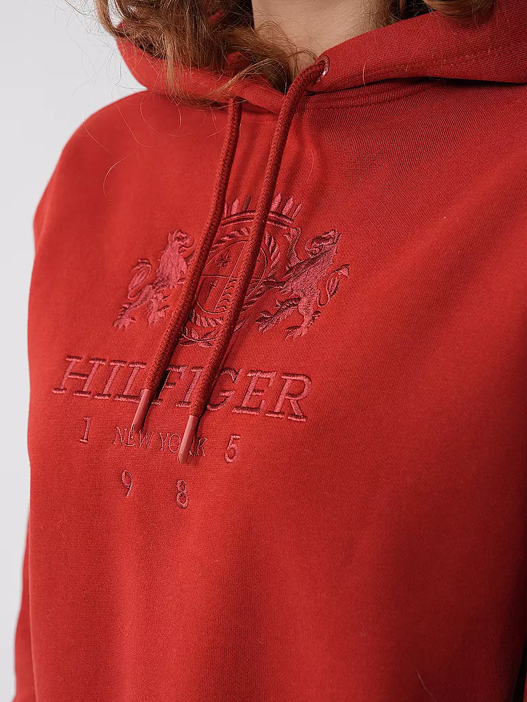 TOMMY HILFIGER | Kapuzenpullover - Hoodie | rot