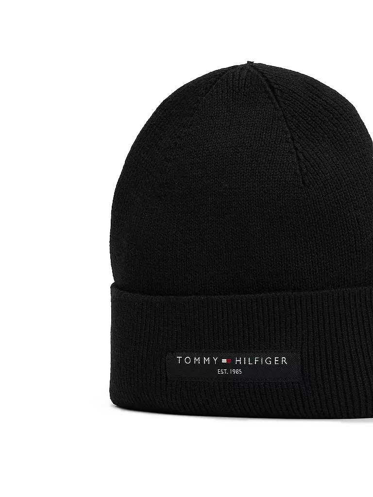 TOMMY HILFIGER | Mütze - Haube | schwarz