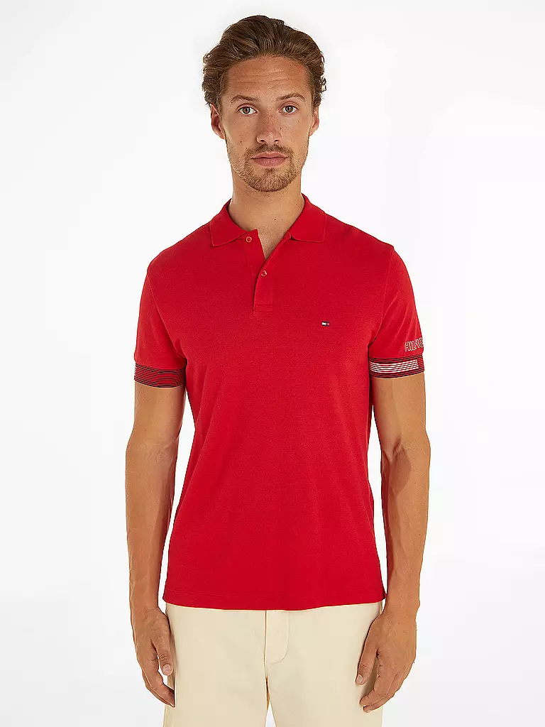 TOMMY HILFIGER | Poloshirt  | rot