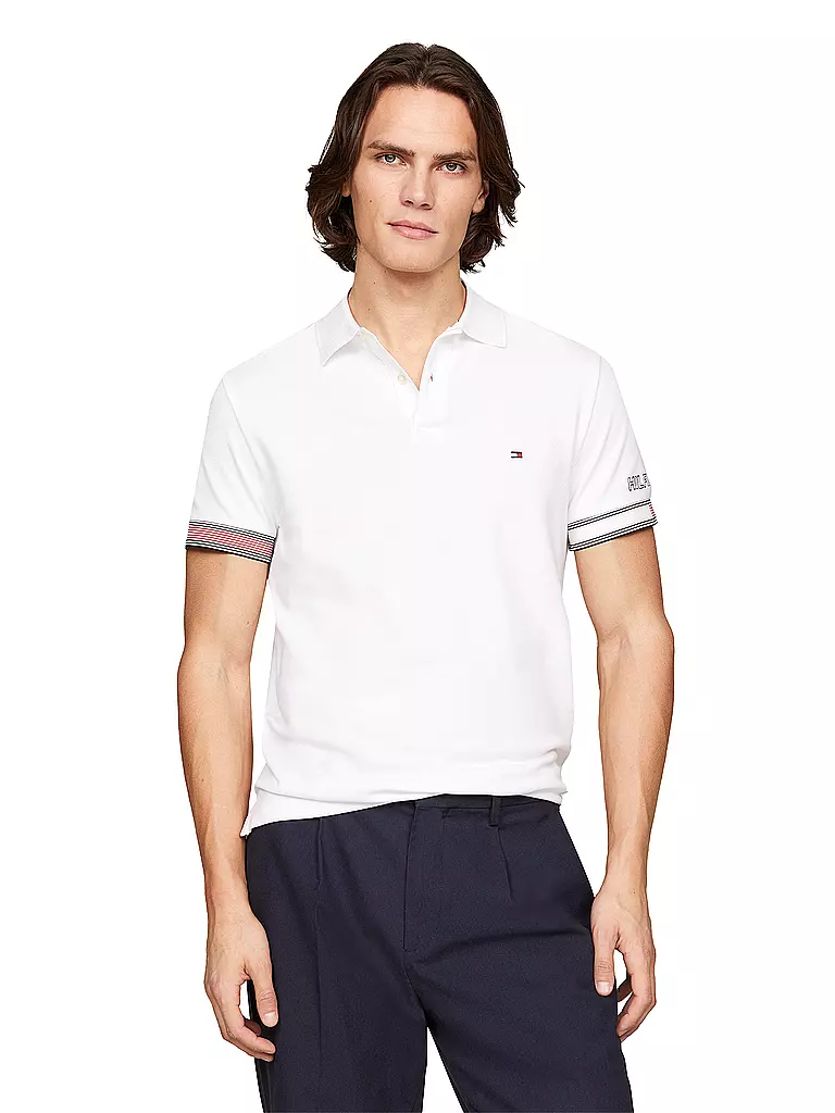 TOMMY HILFIGER | Poloshirt  | weiss