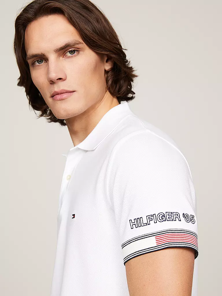 TOMMY HILFIGER | Poloshirt  | weiss