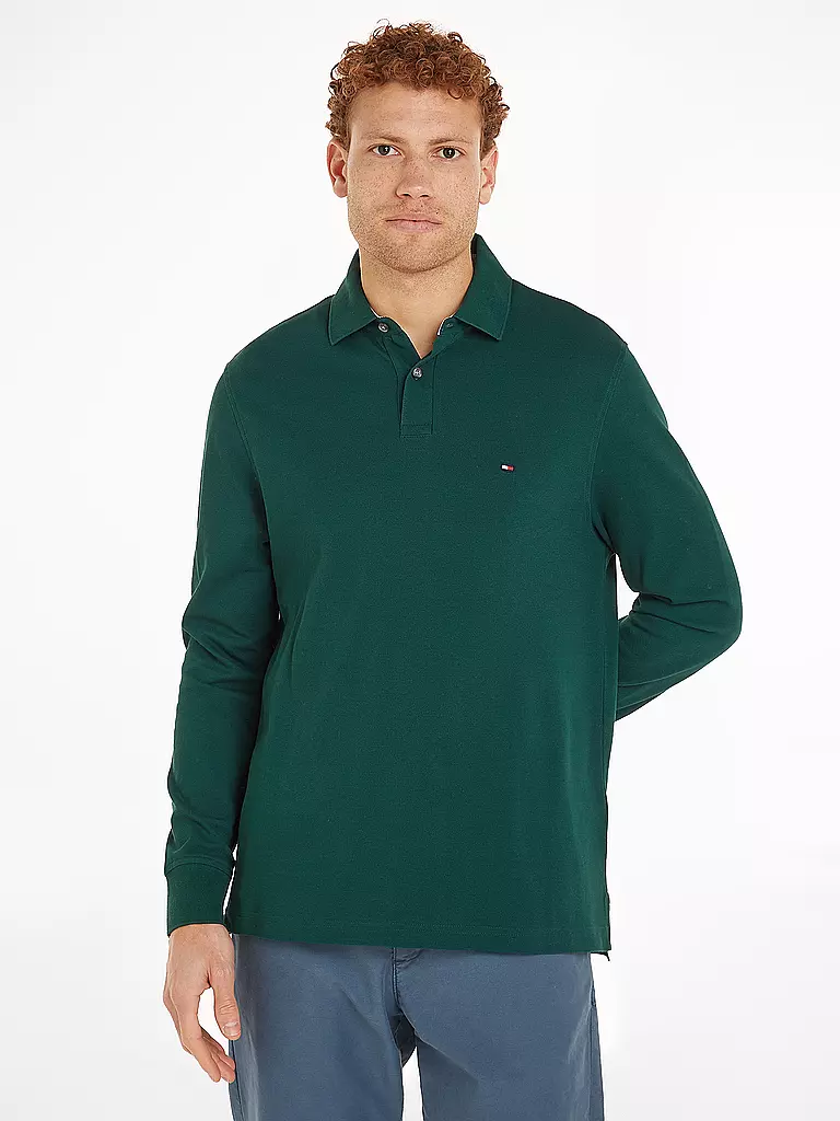 TOMMY HILFIGER | Poloshirt Regular Fit 1985 | dunkelgrün