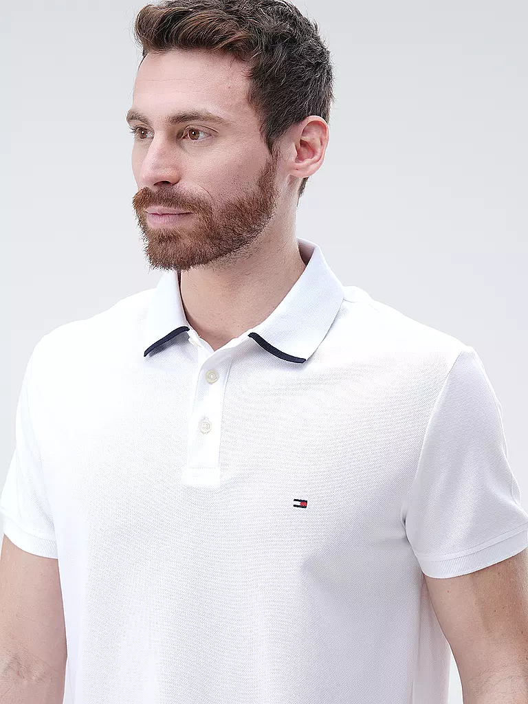 TOMMY HILFIGER | Poloshirt Regular Fit | weiss