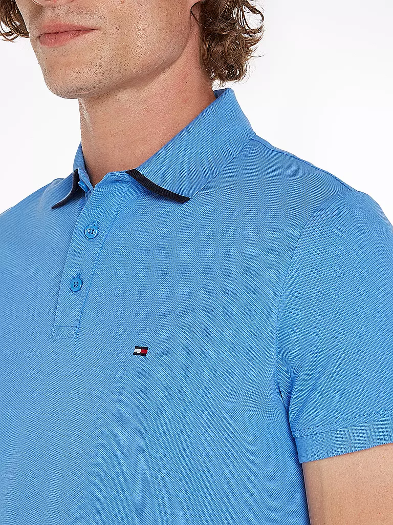 TOMMY HILFIGER | Poloshirt Regular Fit | hellblau