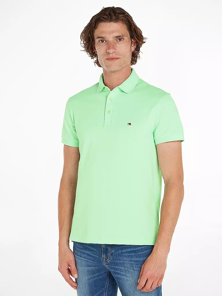 TOMMY HILFIGER | Poloshirt Slim Fit | hellgrün