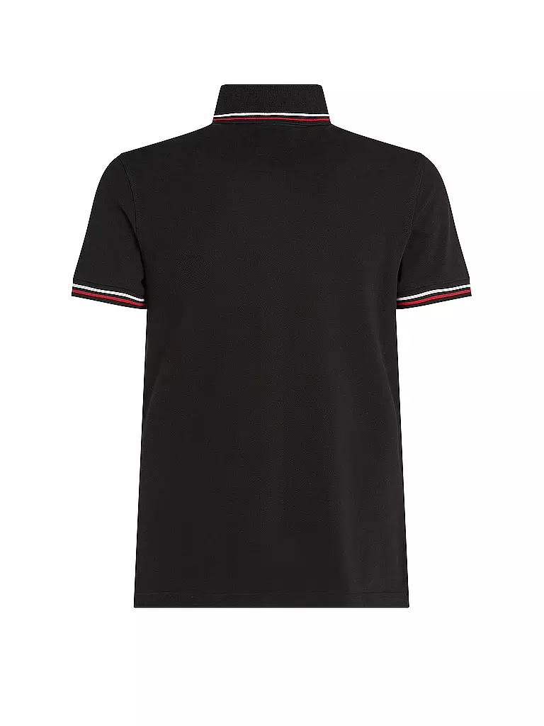 TOMMY HILFIGER | Poloshirt Slim Fit | schwarz