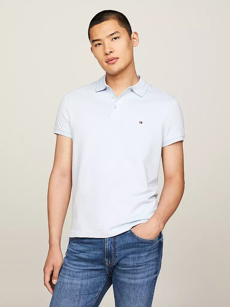 TOMMY HILFIGER | Poloshirt Slim Fit | grau