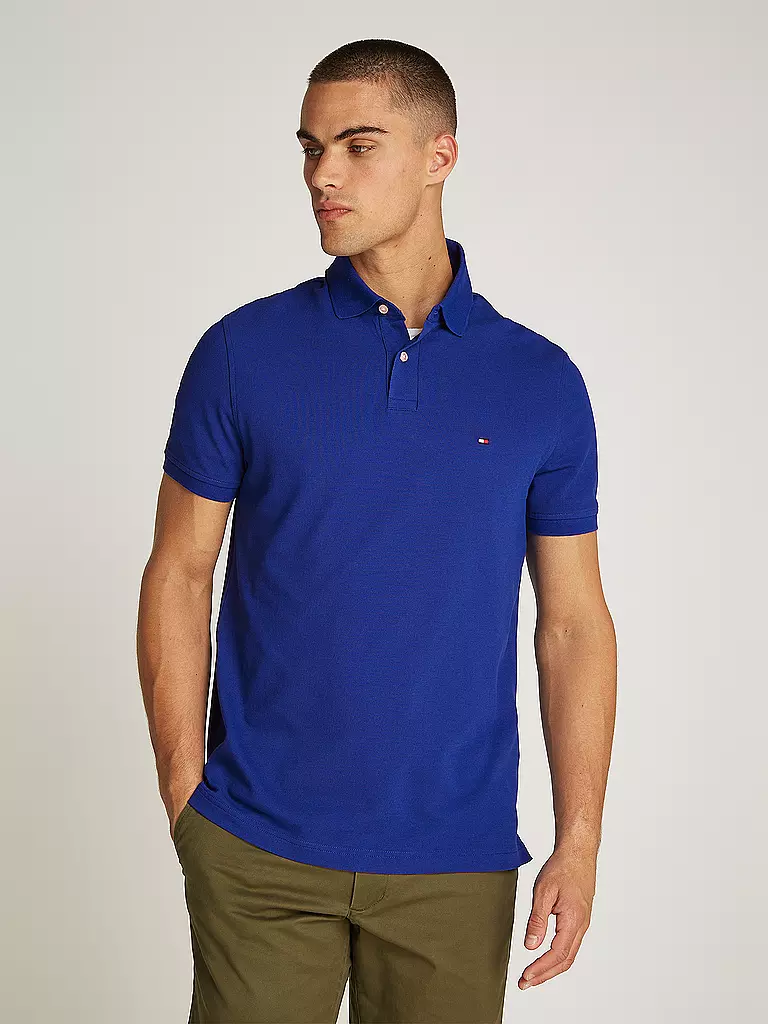 TOMMY HILFIGER | Poloshirt Slim Fit | blau