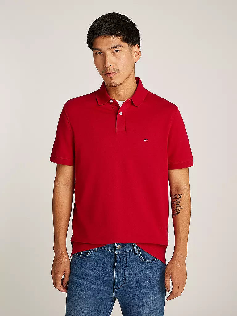 TOMMY HILFIGER | Poloshirt Slim Fit | grün