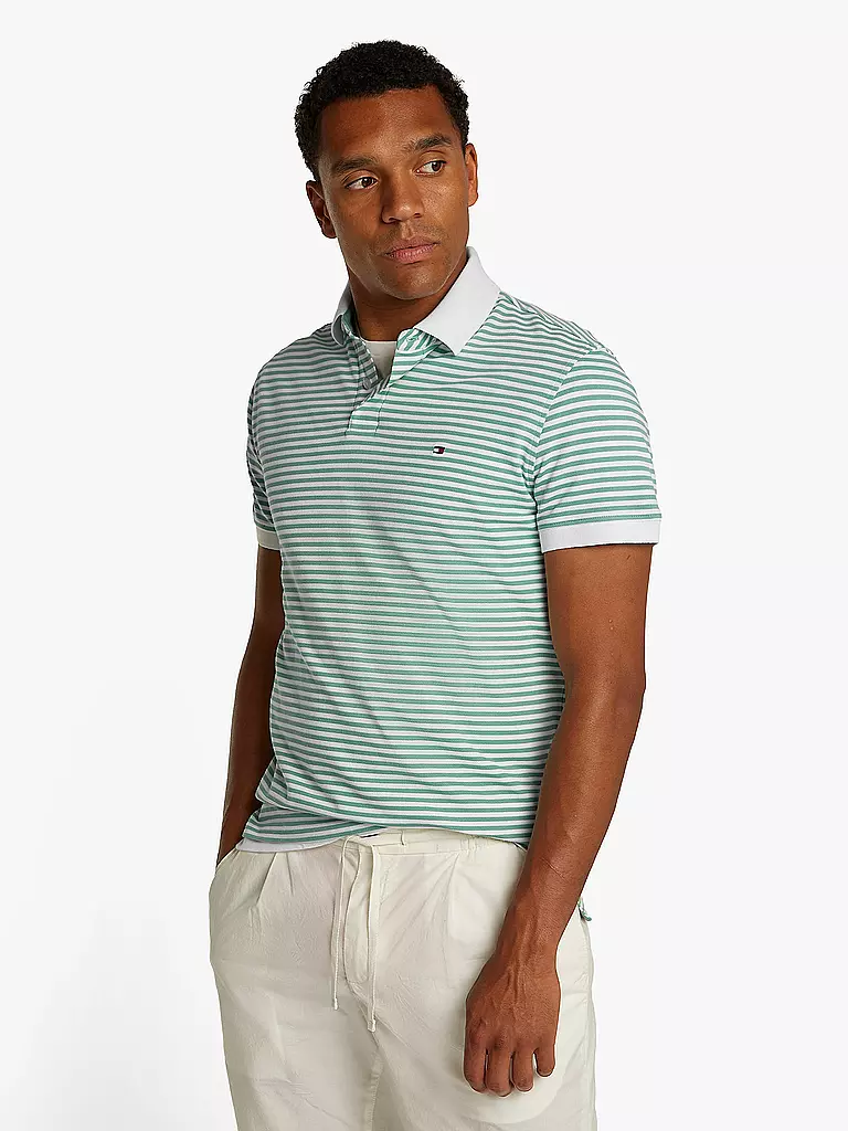 TOMMY HILFIGER | Poloshirt Slim Fit | grün