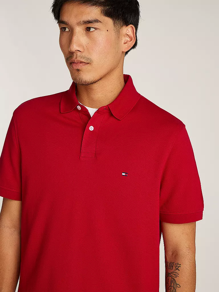 TOMMY HILFIGER | Poloshirt Slim Fit | rot