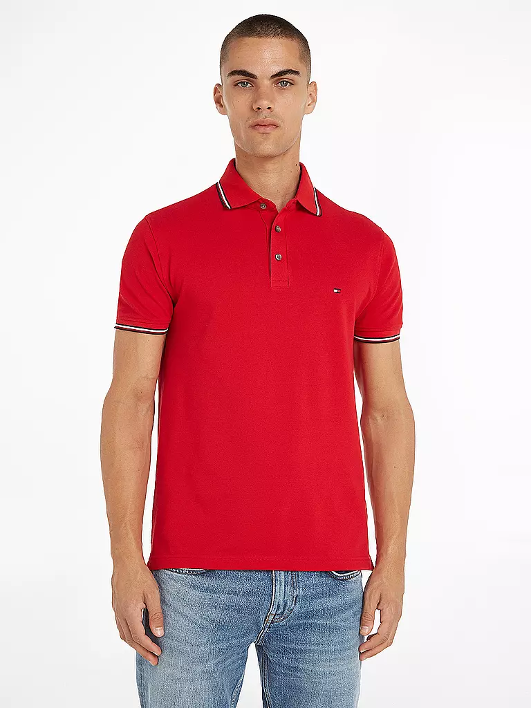 TOMMY HILFIGER | Poloshirt | rot