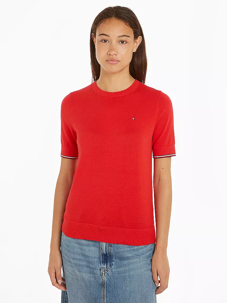 TOMMY HILFIGER | Pullover  | rot