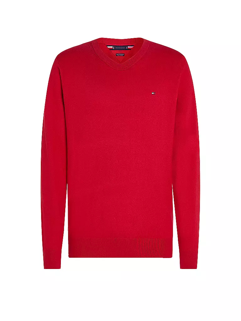 TOMMY HILFIGER | Pullover | rot