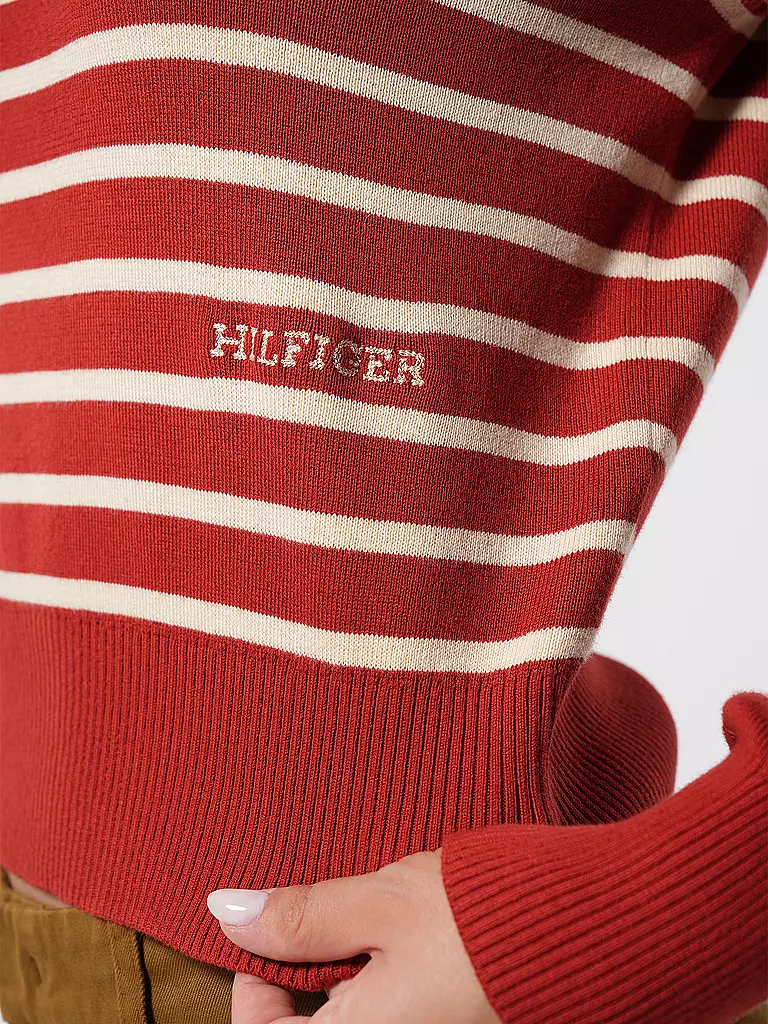 TOMMY HILFIGER | Pullover | rot