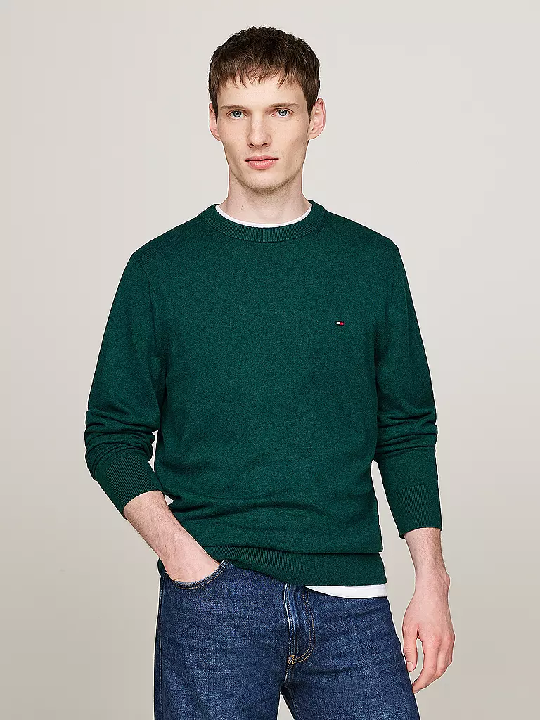 TOMMY HILFIGER | Pullover | grün