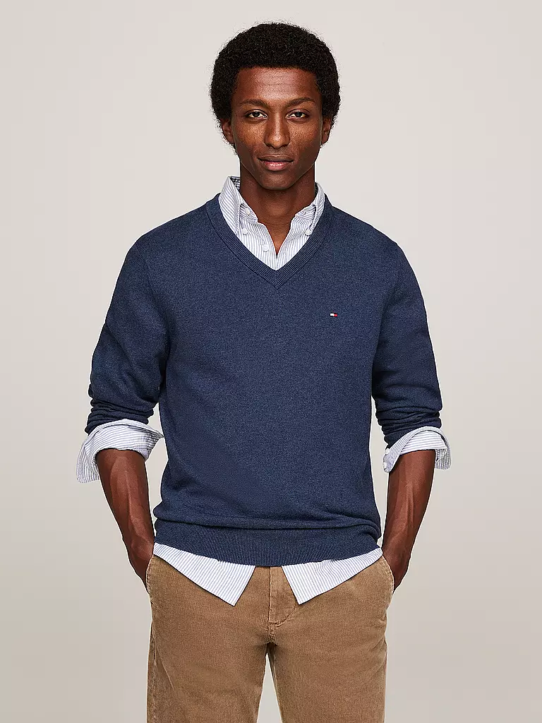 TOMMY HILFIGER | Pullover | blau