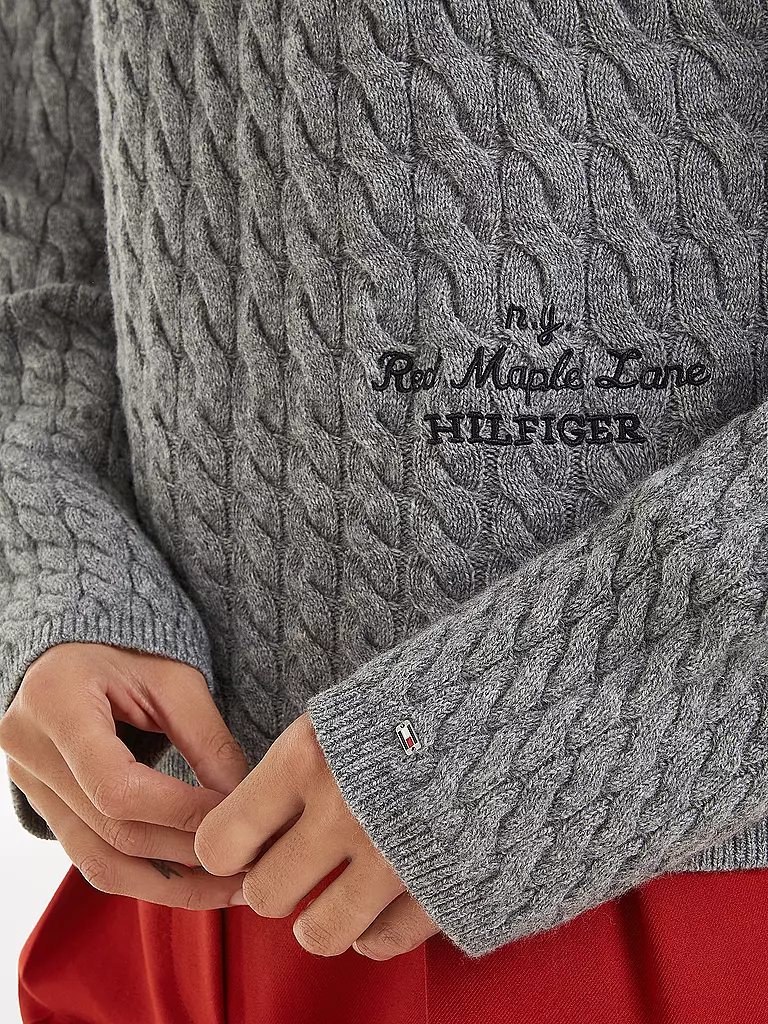 TOMMY HILFIGER | Pullover | grau