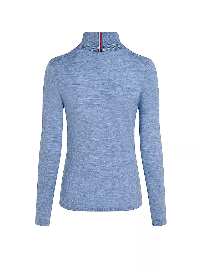 TOMMY HILFIGER | Rollkragenpullover | hellblau