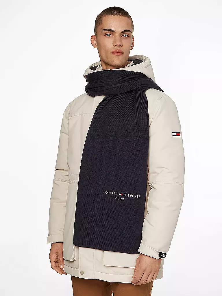 TOMMY HILFIGER | Schal TH HORIZON | blau