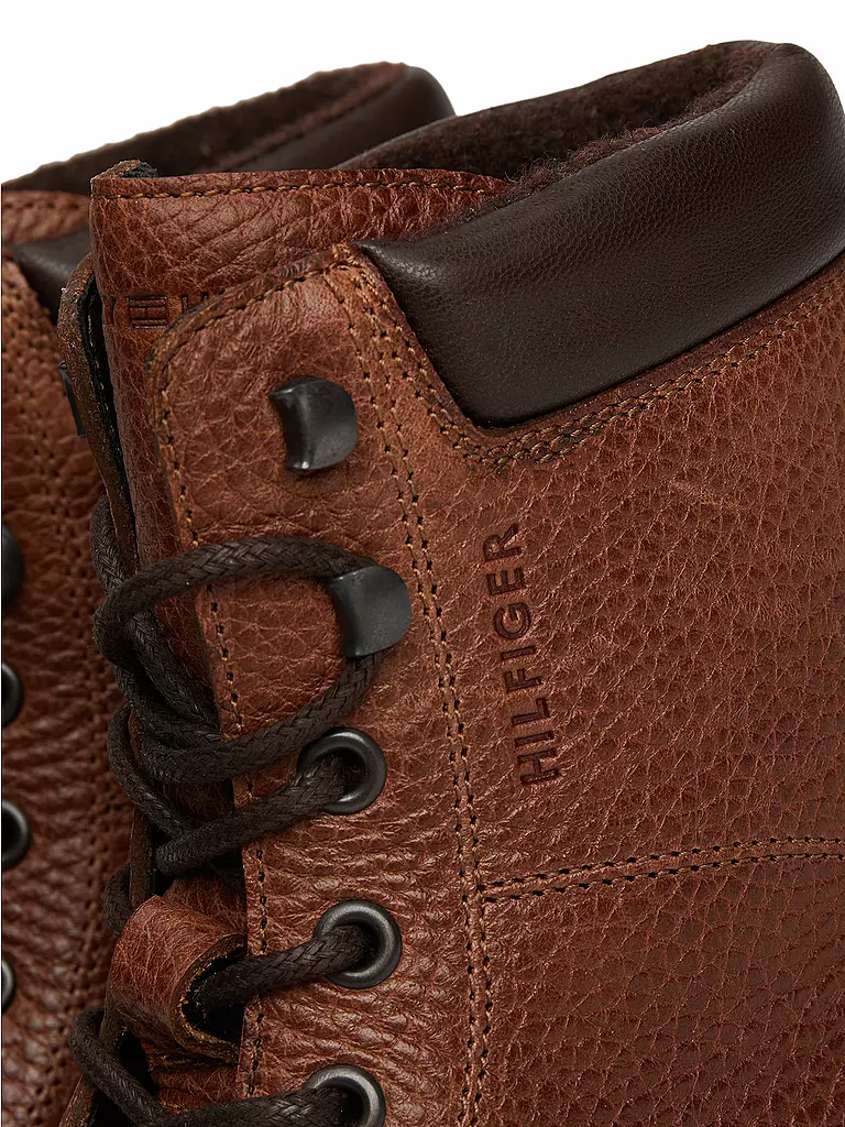 TOMMY HILFIGER | Schnürboots | braun