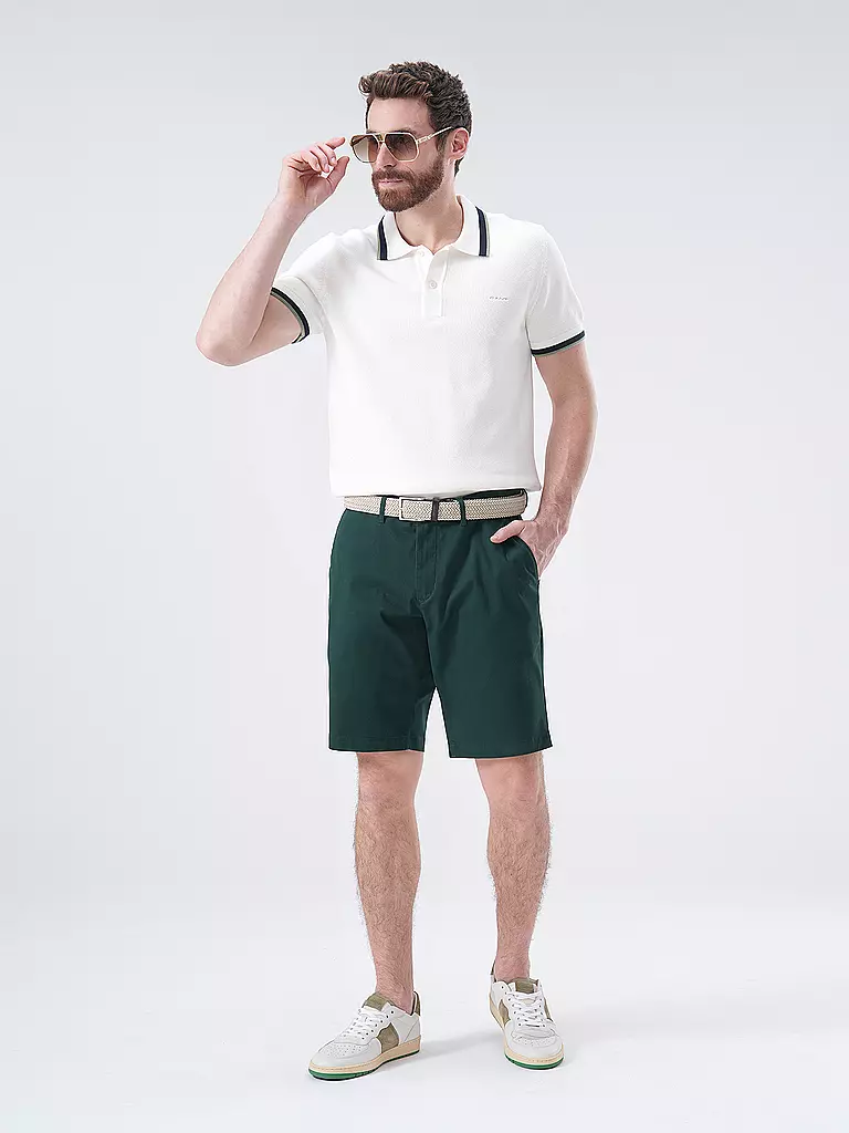 TOMMY HILFIGER | Shorts Relaxed Tapered HARLEM 1985 | dunkelgrün