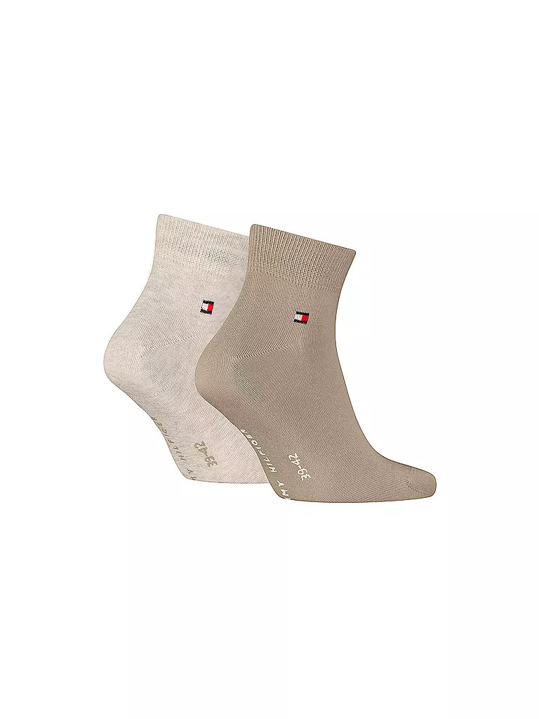 TOMMY HILFIGER | Sneaker Socken 2er Pkg Sand | beige