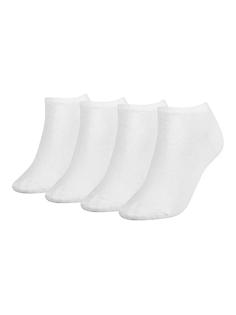 TOMMY HILFIGER | Sneaker Socken 4er Pkg. White | weiss