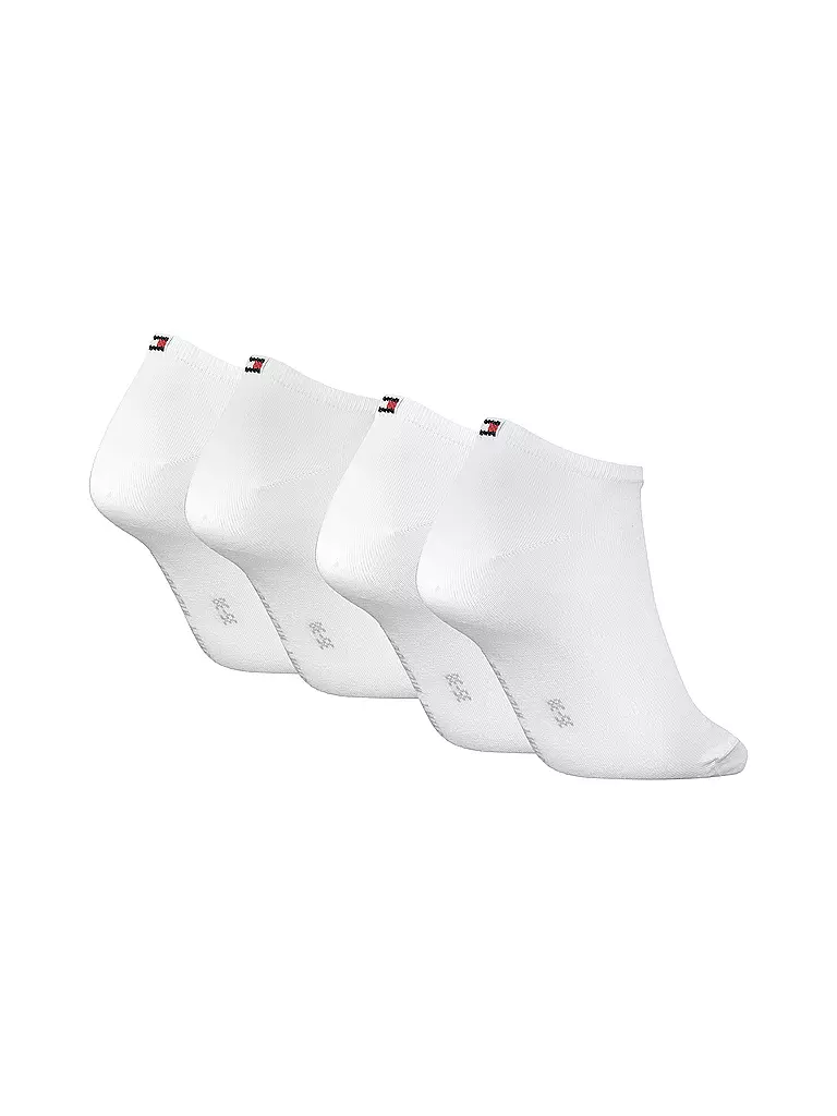 TOMMY HILFIGER | Sneaker Socken 4er Pkg. White | weiss