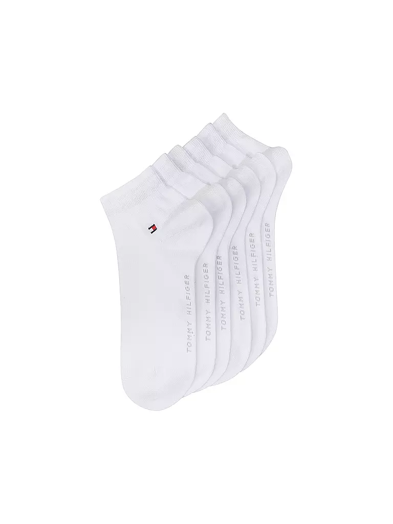 TOMMY HILFIGER | Sneaker Socken 6er Pkg. White | weiss