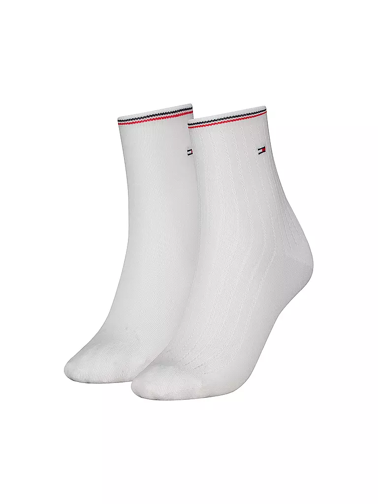 TOMMY HILFIGER | Socken 2-er Pkg white | weiss