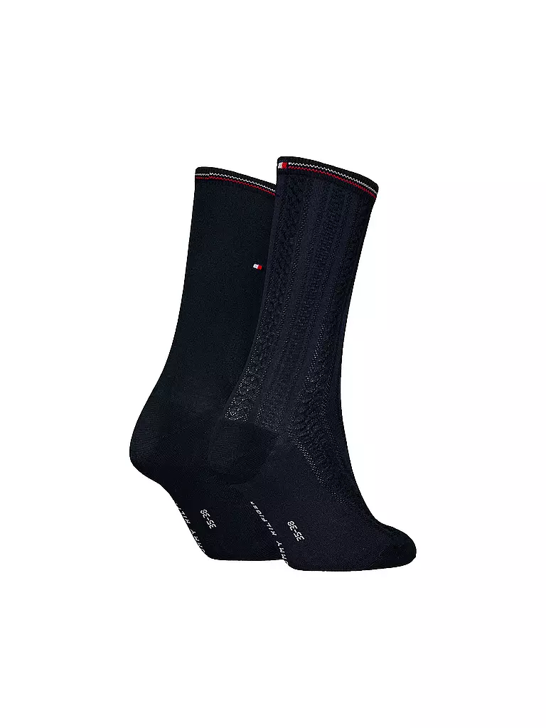 TOMMY HILFIGER | Socken 2er Pkg. Navy | dunkelblau