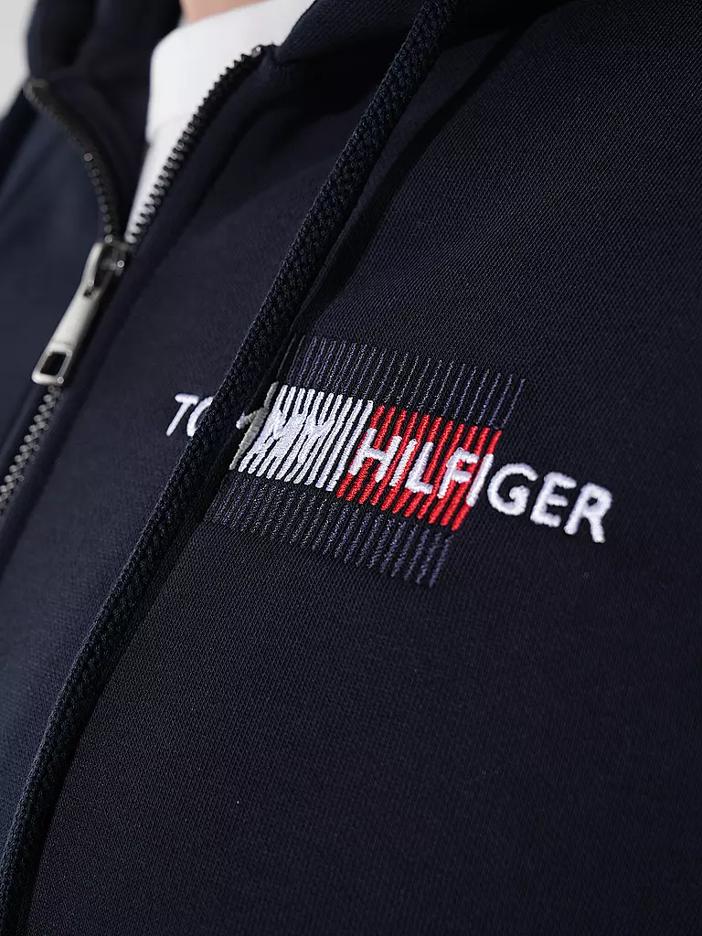 TOMMY HILFIGER | Sweatjacke | blau