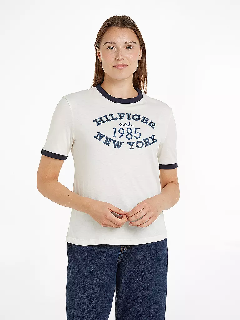 TOMMY HILFIGER | T-Shirt  | weiss